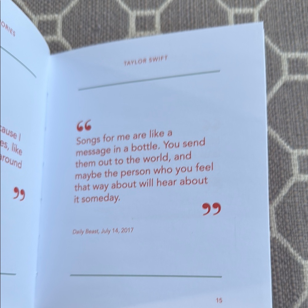Red 'The Little Guide to Taylor Swift' Book - Picture 6 of 6
